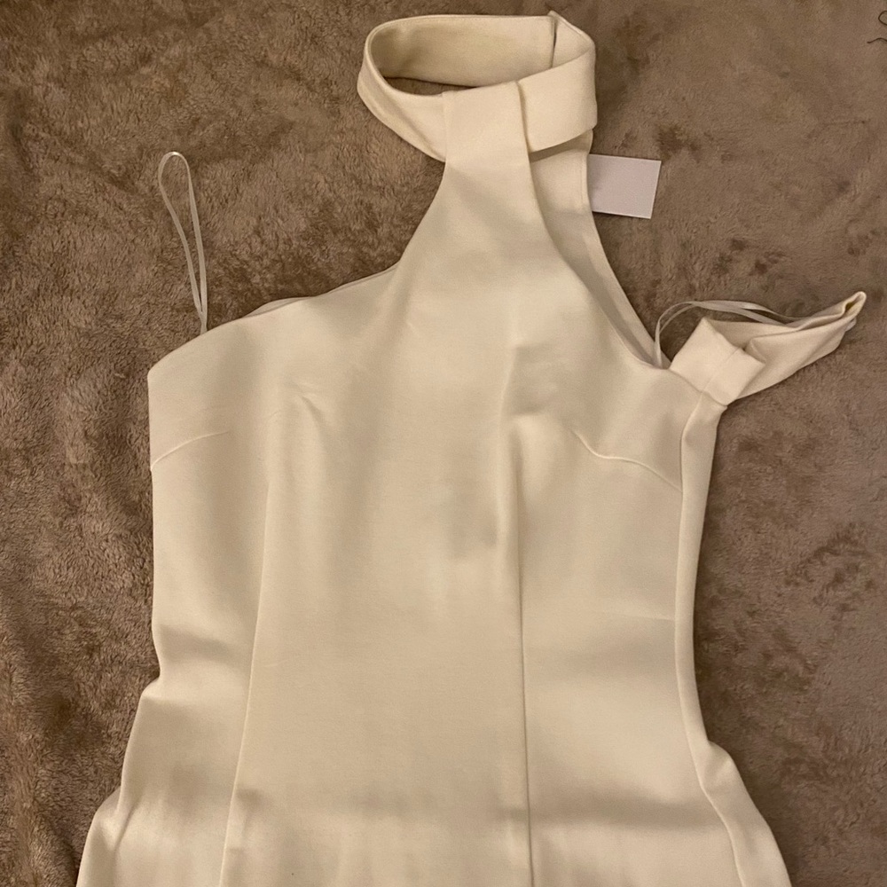 White fitted sexy & elegant dress
